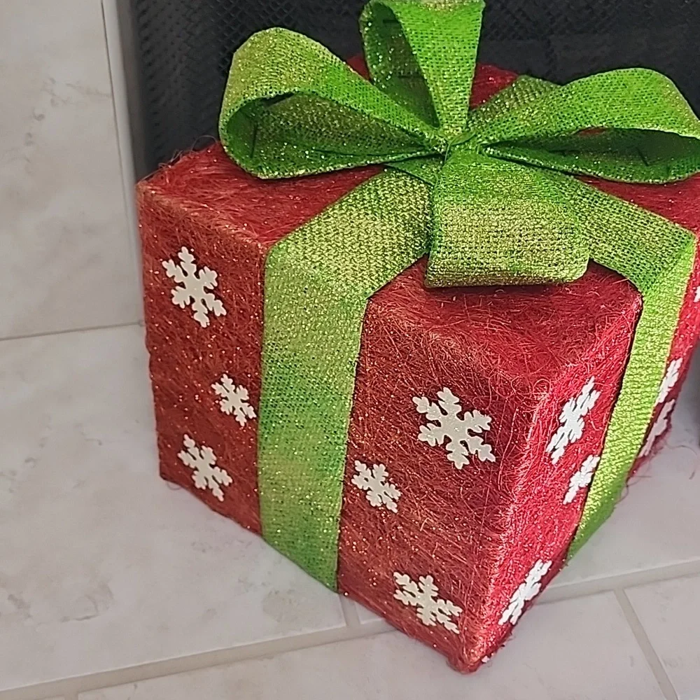 🎄 PIER 1 SISAL CHRISTMAS NESTING BOXES 🎄